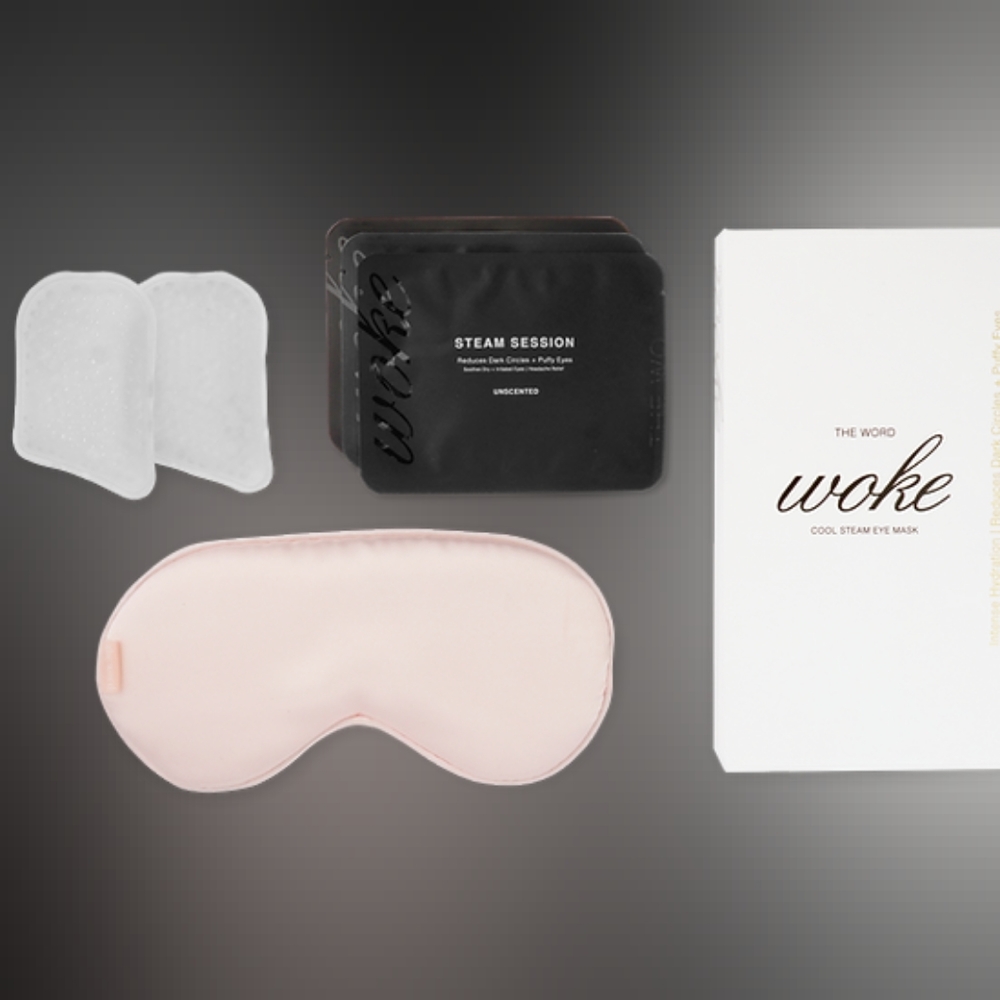 The Word Woke Cool Steam Eye Mask